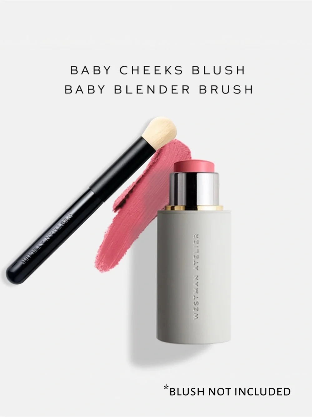 BNIB Westman Atelier Baby Blender Brush Handmade Japan Luxury Makeup Brush